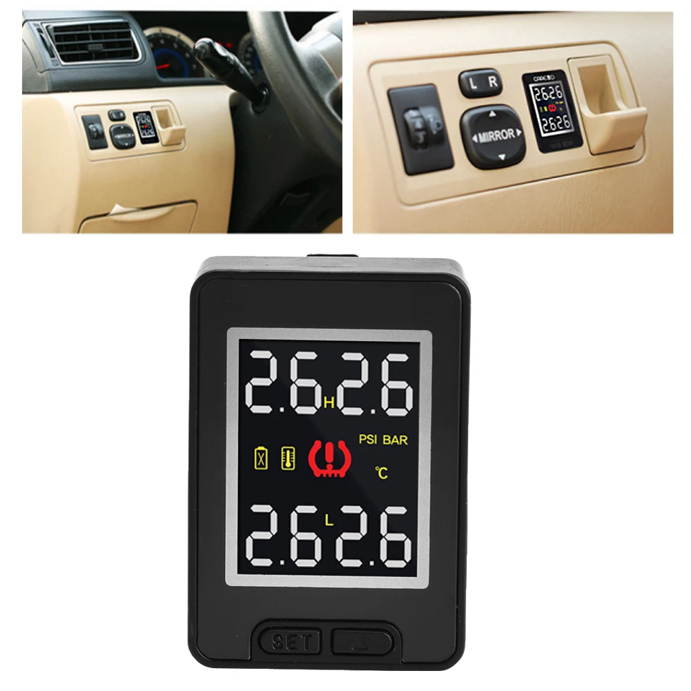 Car Tire Pressure Monitor System TPMS with 4 Internal Sensors for Car Tire Pressure Monitor System Tire Pressure Sensor
Car Tire Pressure Monitor System TPMS with 4 Internal Sensors for Car Tire Pressure Monitor System Tire Pressure Sensor