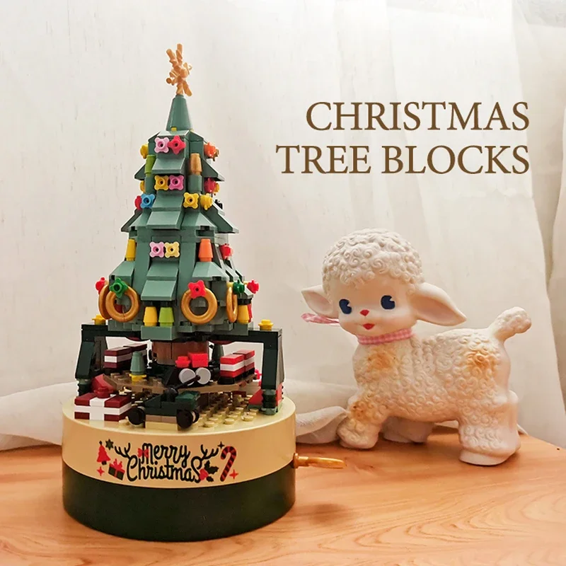 JK1302 360PCS Christmas Tree Bricks Music Box Merry Christmas Tree Building Blocks Kits Xmas Creative Music Boxes Decoration
JK1302 360PCS Christmas Tree Bricks Music Box Merry Christmas Tree Building Blocks Kits Xmas Creative Music Boxes Decoration