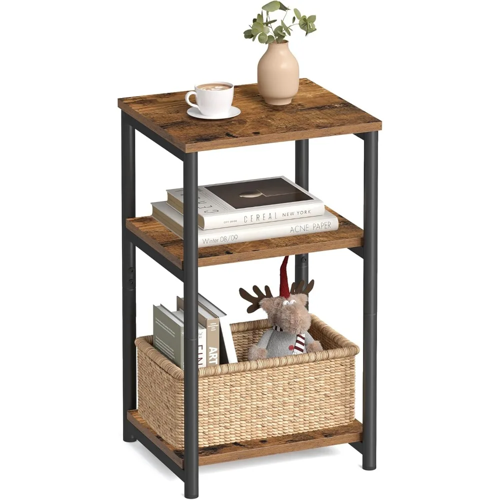 Side Table, Small End Table, Tall Nightstand for Living Room, Bedroom, Office, Bathroom, Rustic Brown
Side Table, Small End Table, Tall Nightstand for Living Room, Bedroom, Office, Bathroom, Rustic Brown