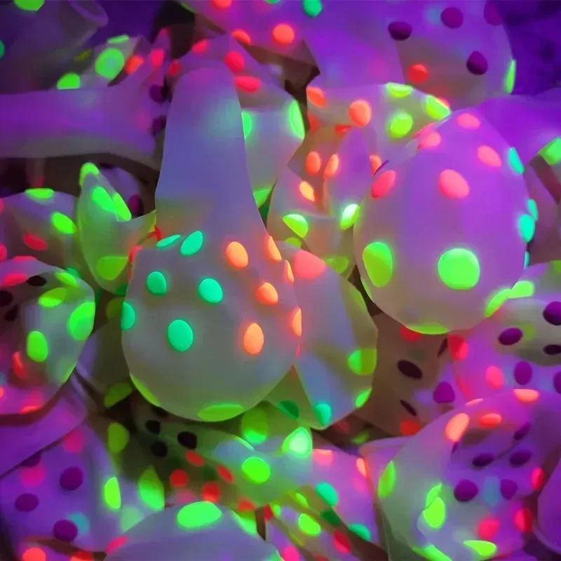 12 inch fluorescent balloon night light decoration balloon polka dot birthday party holiday decoration balloon
12 inch fluorescent balloon night light decoration balloon polka dot birthday party holiday decoration balloon