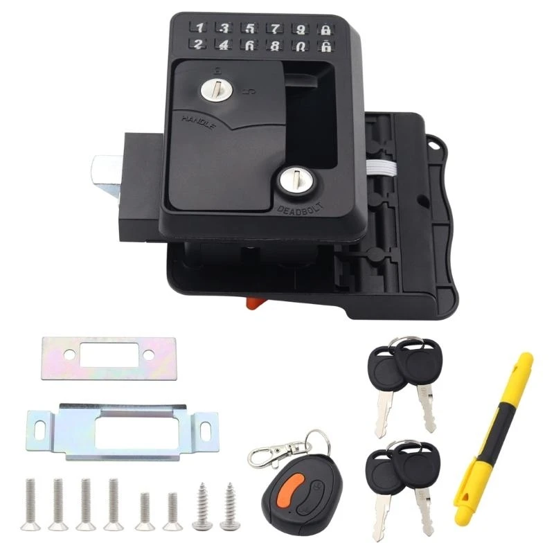 37JE Intelligent Electronic Safety High Security Motorhome Lock with Double Password Systems for Campervan Mobile Home
37JE Intelligent Electronic Safety High Security Motorhome Lock with Double Password Systems for Campervan Mobile Home