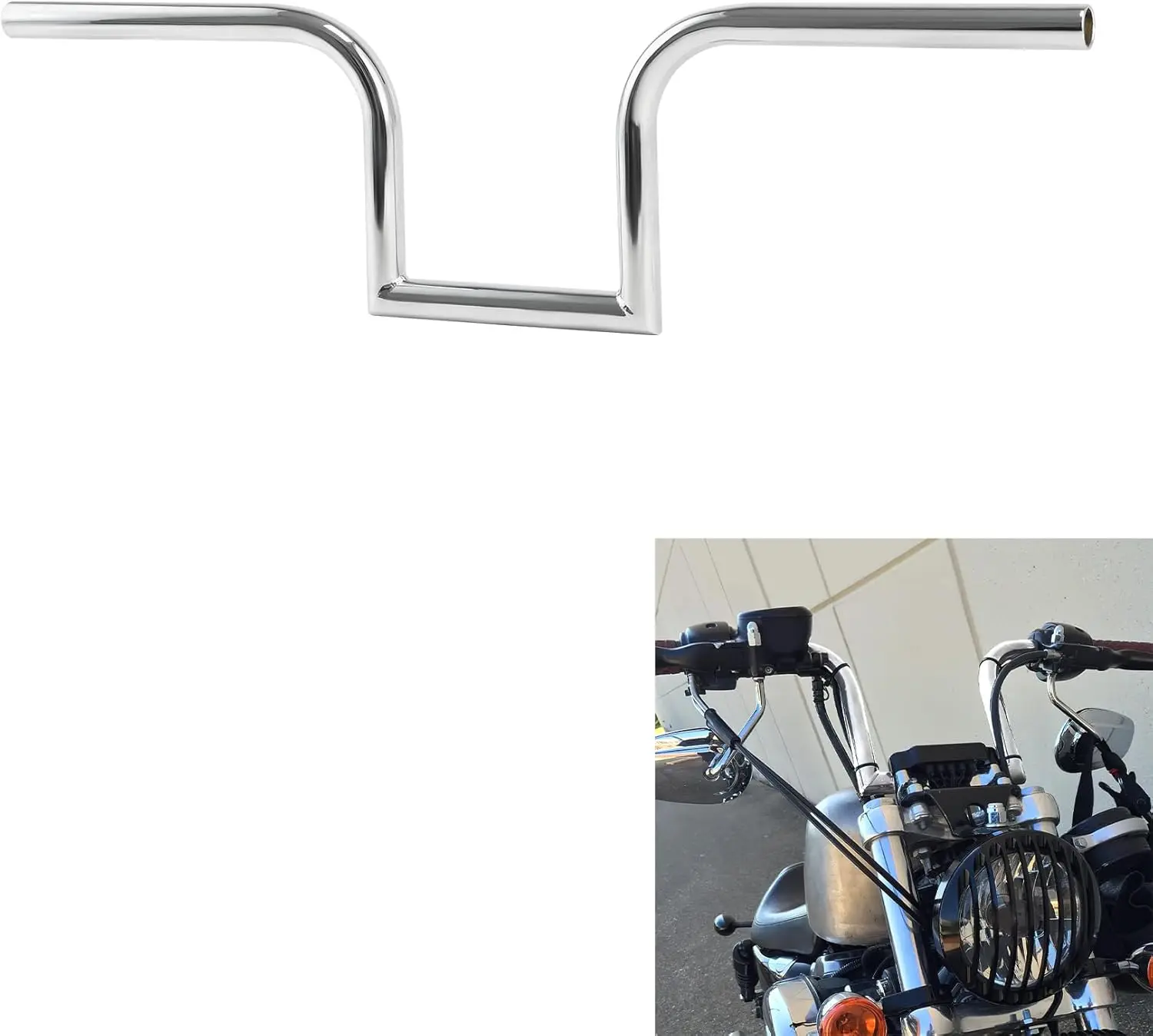 1" Z Bar Handlebar Fit for Harley Sportster XL883 XL1200 Dyna Street Fat Bob Breakout Hanger
1" Z Bar Handlebar Fit for Harley Sportster XL883 XL1200 Dyna Street Fat Bob Breakout Hanger