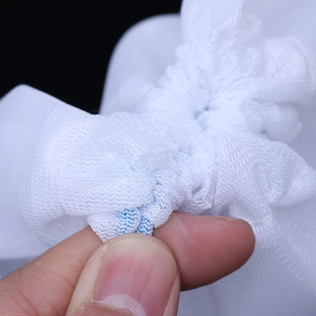 5 Pcs Vegetable Mesh Bag Drawstring Pounch Laundry Net Jewelry Fruit Storage Tote Blue 
5 Pcs Vegetable Mesh Bag Drawstring Pounch Laundry Net Jewelry Fruit Storage Tote Blue