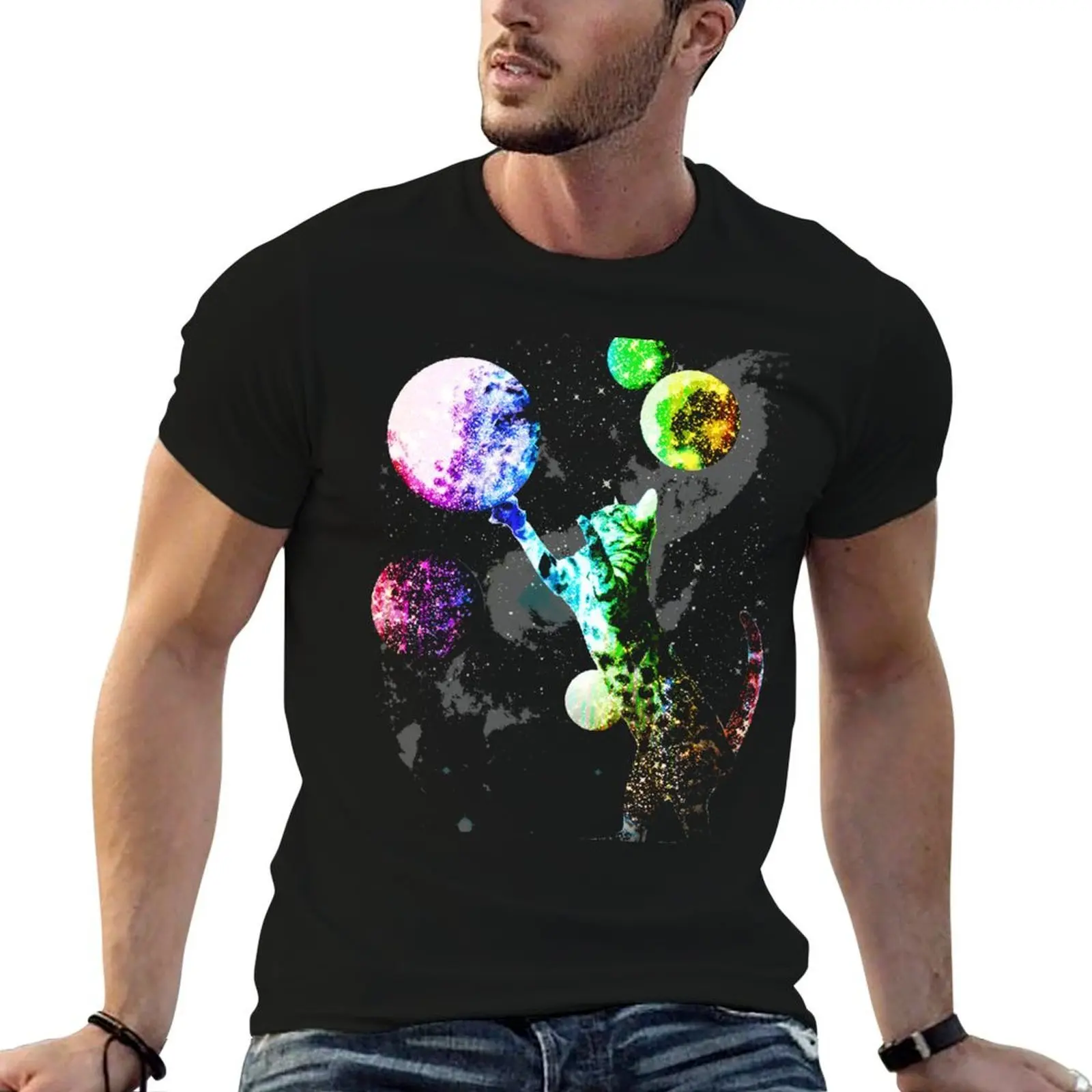 Space Cat with Planets T-Shirt essential t shirt t shirts for man slim fit T-Shirt
Space Cat with Planets T-Shirt essential t shirt t shirts for man slim fit T-Shirt