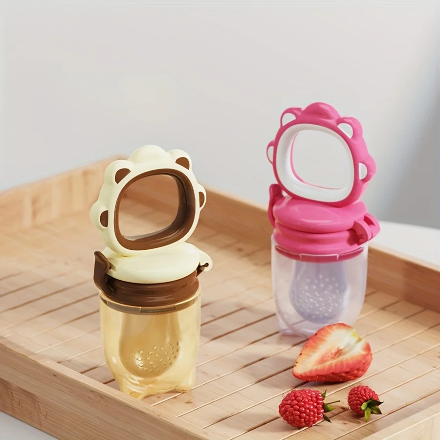 Baby Fruit & Vegetable Feeder with Silicone Mesh, Cartoon Lion Fresh Food Feeder Pacifier, Juice Feeding Teething Utensils
Baby Fruit & Vegetable Feeder with Silicone Mesh, Cartoon Lion Fresh Food Feeder Pacifier, Juice Feeding Teething Utensils