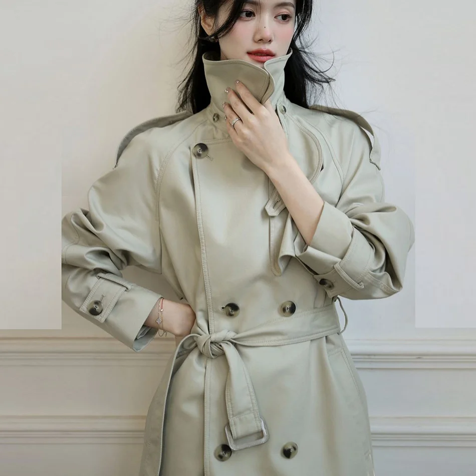 Coats For Elegant Women Leather Trench Coat Printed Design Plus Size Print Foldable Sleeved New Original Single Row Buckle Mid
Coats For Elegant Women Leather Trench Coat Printed Design Plus Size Print Foldable Sleeved New Original Single Row Buckle Mid