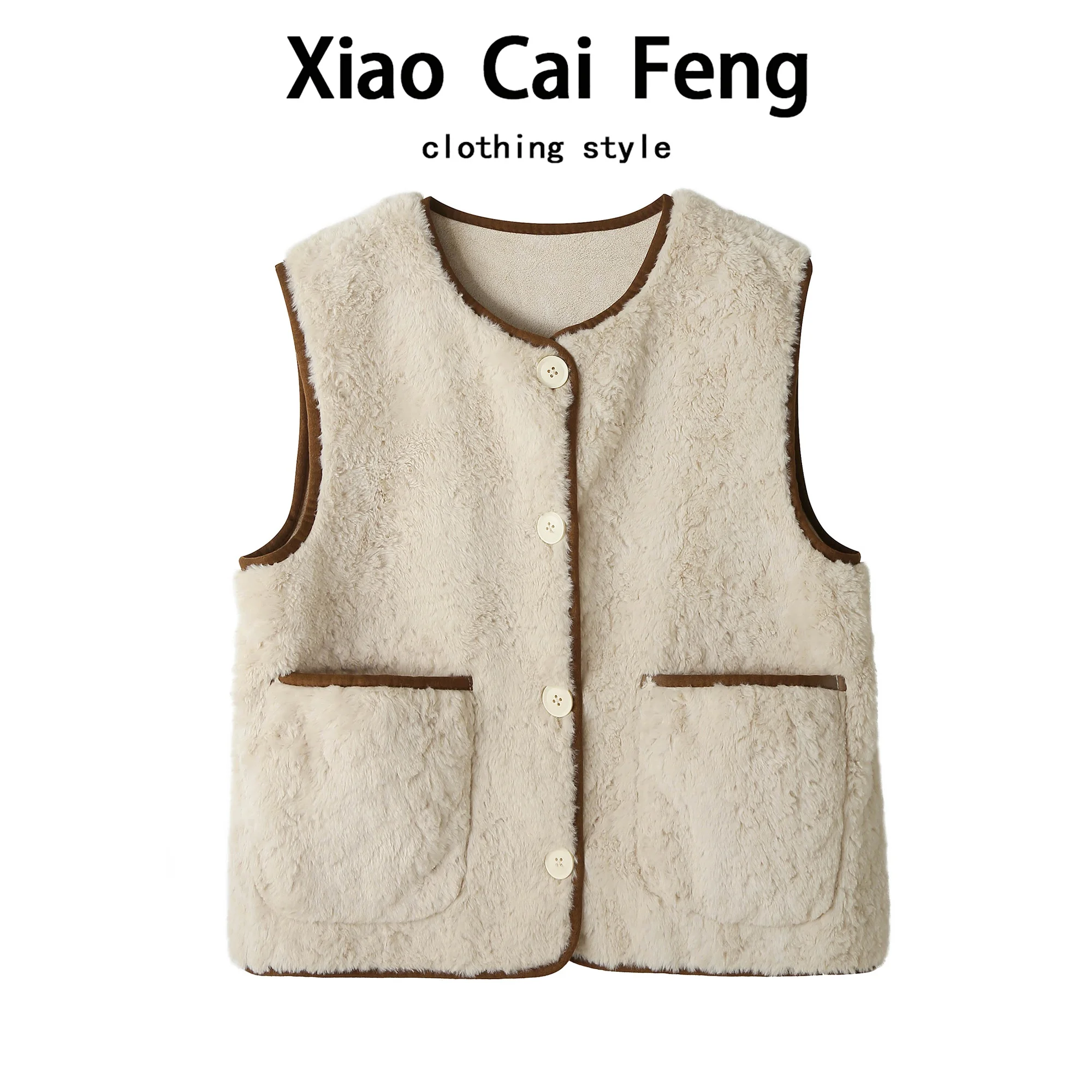 eepskin ort Jaet Women's Autumn Winter Warm round Ne Svel Vest Faionable Versatile Commute Sle Fce Lined
eepskin ort Jaet Women's Autumn Winter Warm round Ne Svel Vest Faionable Versatile Commute Sle Fce Lined