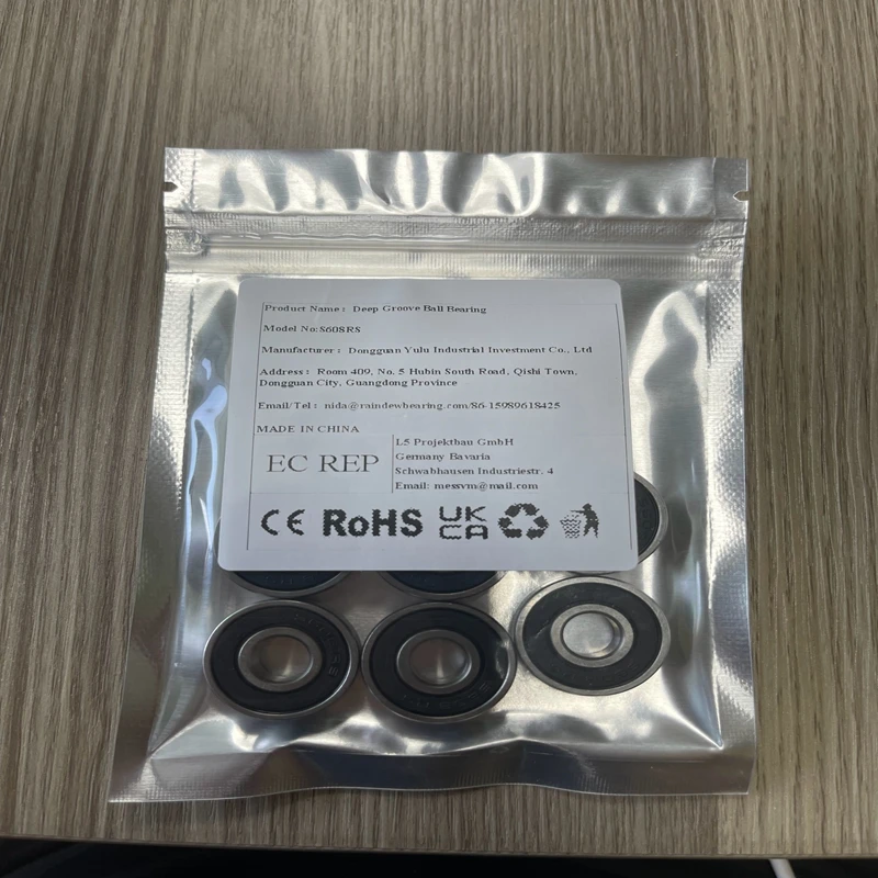 1/2/4/6PCS S608RS 440C Material Stainless Steel Ball Bearing 8x22x7mm for Automobile Cooling Fan Motor and Household Appliances
1/2/4/6PCS S608RS 440C Material Stainless Steel Ball Bearing 8x22x7mm for Automobile Cooling Fan Motor and Household Appliances