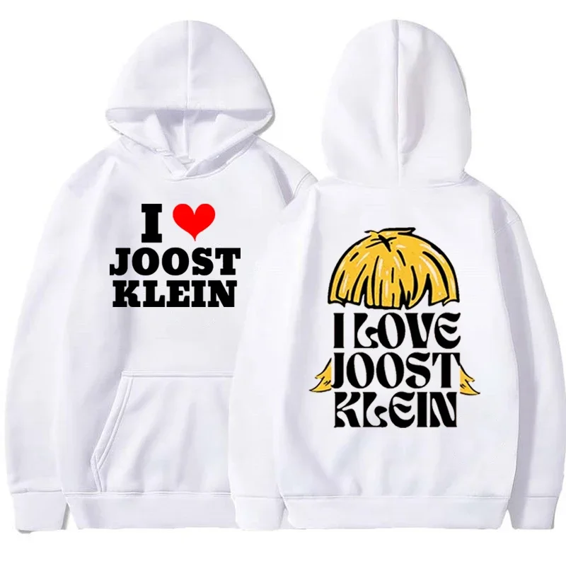Осенне-зимние толстовки в стиле ретро, худи I Love Joost Kleins, модные мужские/женские пуловеры в стиле Харадзюку хип-хоп, повседневные изделия Klein
Осенне-зимние толстовки в стиле ретро, худи I Love Joost Kleins, модные мужские/женские пуловеры в стиле Харадзюку хип-хоп, повседневные изделия Klein