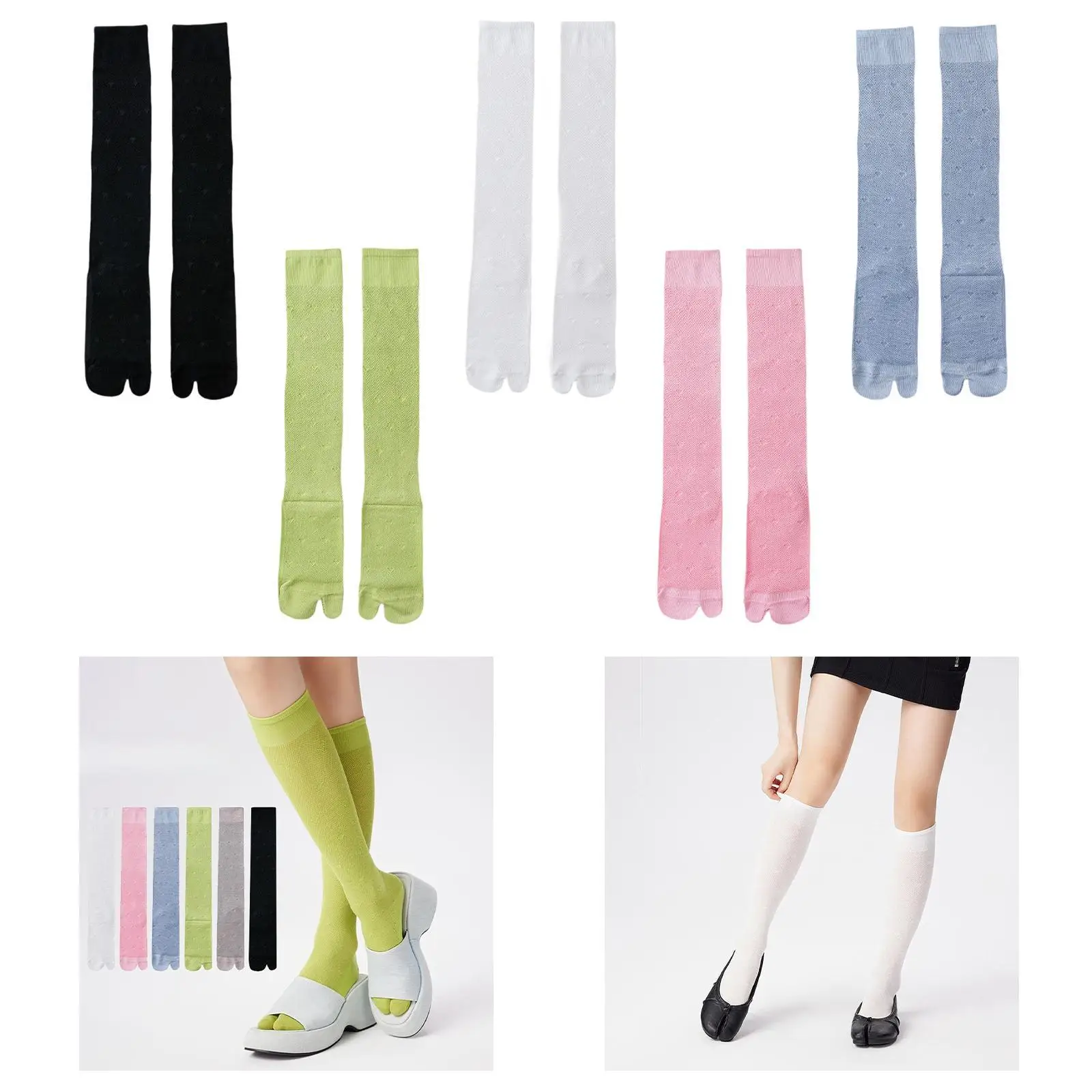 Тонкие длинные носки таби-сандалии, эластичные, мягкие, удобные, с большим носком, с разделенной сеткой, носки с двумя пальцами для женщин, аксессуары, легкие весы
Тонкие длинные носки таби-сандалии, эластичные, мягкие, удобные, с большим носком, с разделенной сеткой, носки с двумя пальцами для женщин, аксессуары, легкие весы