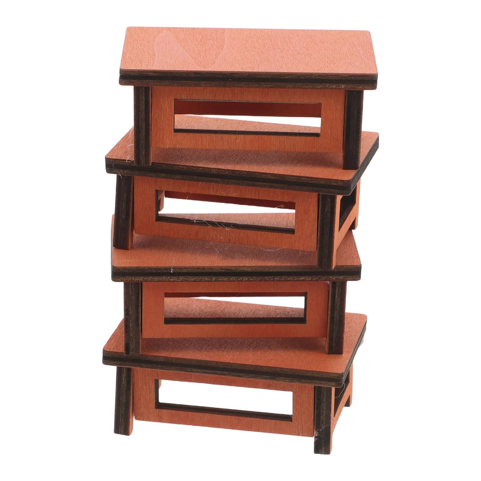 4Pcs Miniature Wooden Table Rustic End Tablehouse Accessories for Dollhouse Living Room Scene Decoration Miniature Furniture
4Pcs Miniature Wooden Table Rustic End Tablehouse Accessories for Dollhouse Living Room Scene Decoration Miniature Furniture