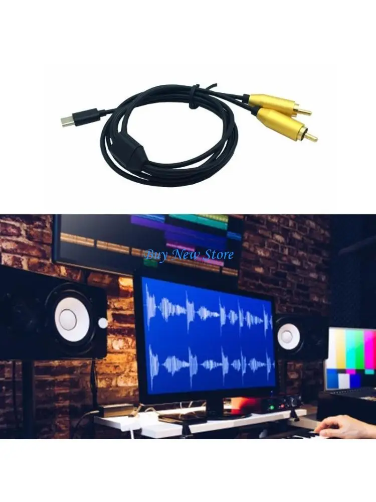 20CE Excellent USB C to 2RCA Audios Cable with Decoders Chip for Enhances Sound Quality in Homes Car Setups 80cm/31.5inch
20CE Excellent USB C to 2RCA Audios Cable with Decoders Chip for Enhances Sound Quality in Homes Car Setups 80cm/31.5inch
