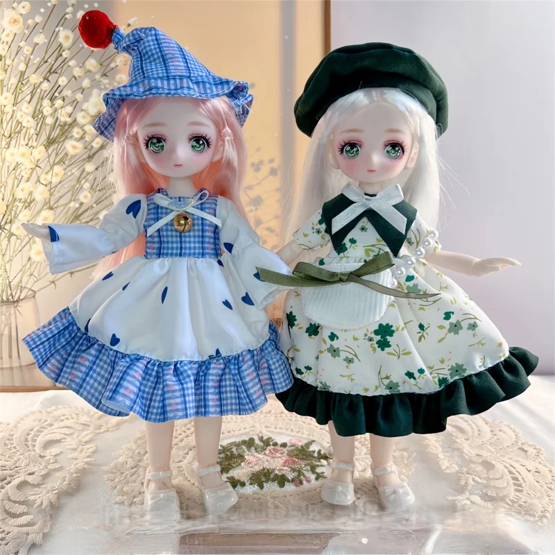 23cm Bjd Dolls Full Set for Girls 1/7 ACGN Kawaii Anime Eye Fashion Doll with Clothing Shoes Can Makeup Dress Up DIY Toys Gifts
23cm Bjd Dolls Full Set for Girls 1/7 ACGN Kawaii Anime Eye Fashion Doll with Clothing Shoes Can Makeup Dress Up DIY Toys Gifts