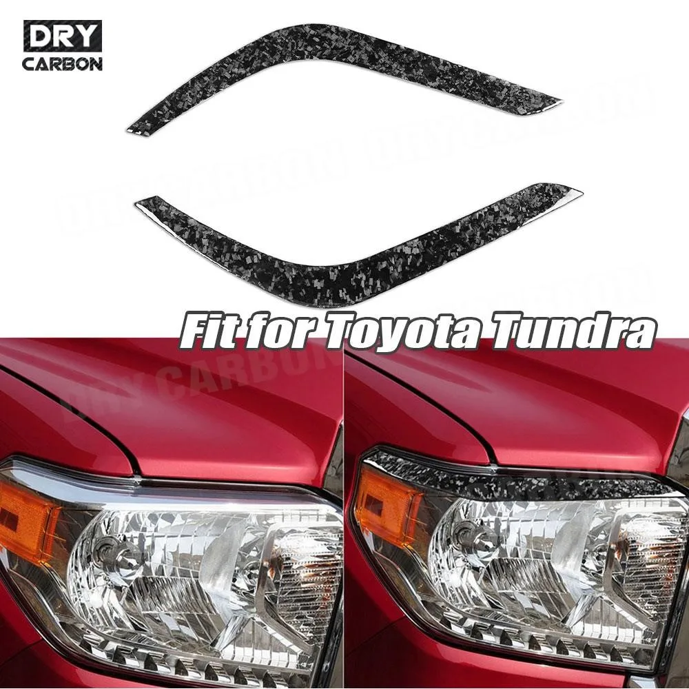Forged Carbon Fiber Front Bumper Eyebrows Trims Front Eyelids Cover Tuning for Toyota Tundra 2014-2018
Forged Carbon Fiber Front Bumper Eyebrows Trims Front Eyelids Cover Tuning for Toyota Tundra 2014-2018