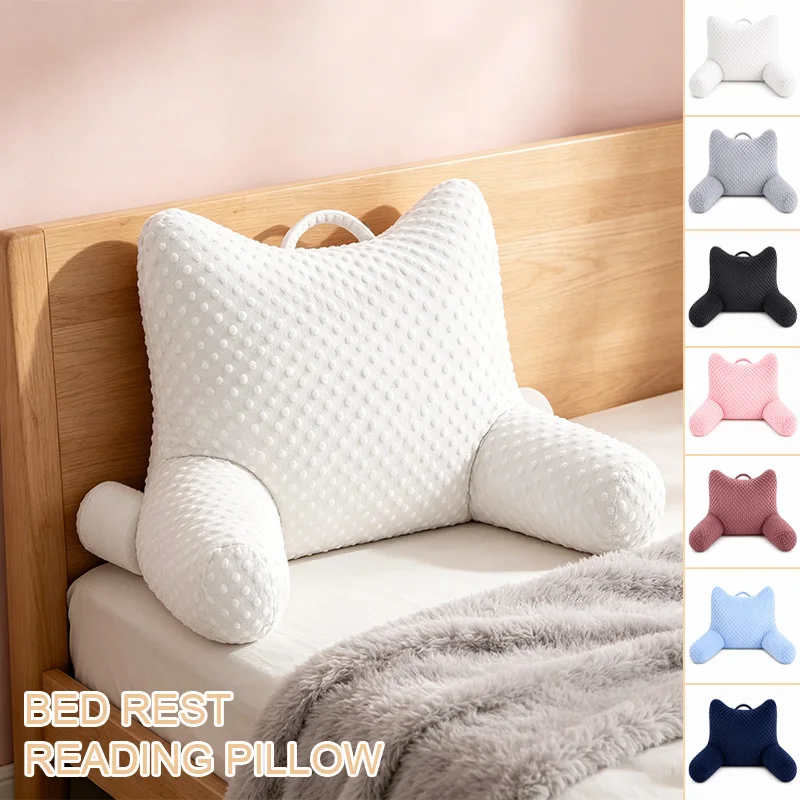 1PC Large Bed Rest Back Support Pillow Reading Pillow With Arms Waist Neck Protector Reading Cushion For Chair Sofa Bed Home Use
1PC Large Bed Rest Back Support Pillow Reading Pillow With Arms Waist Neck Protector Reading Cushion For Chair Sofa Bed Home Use