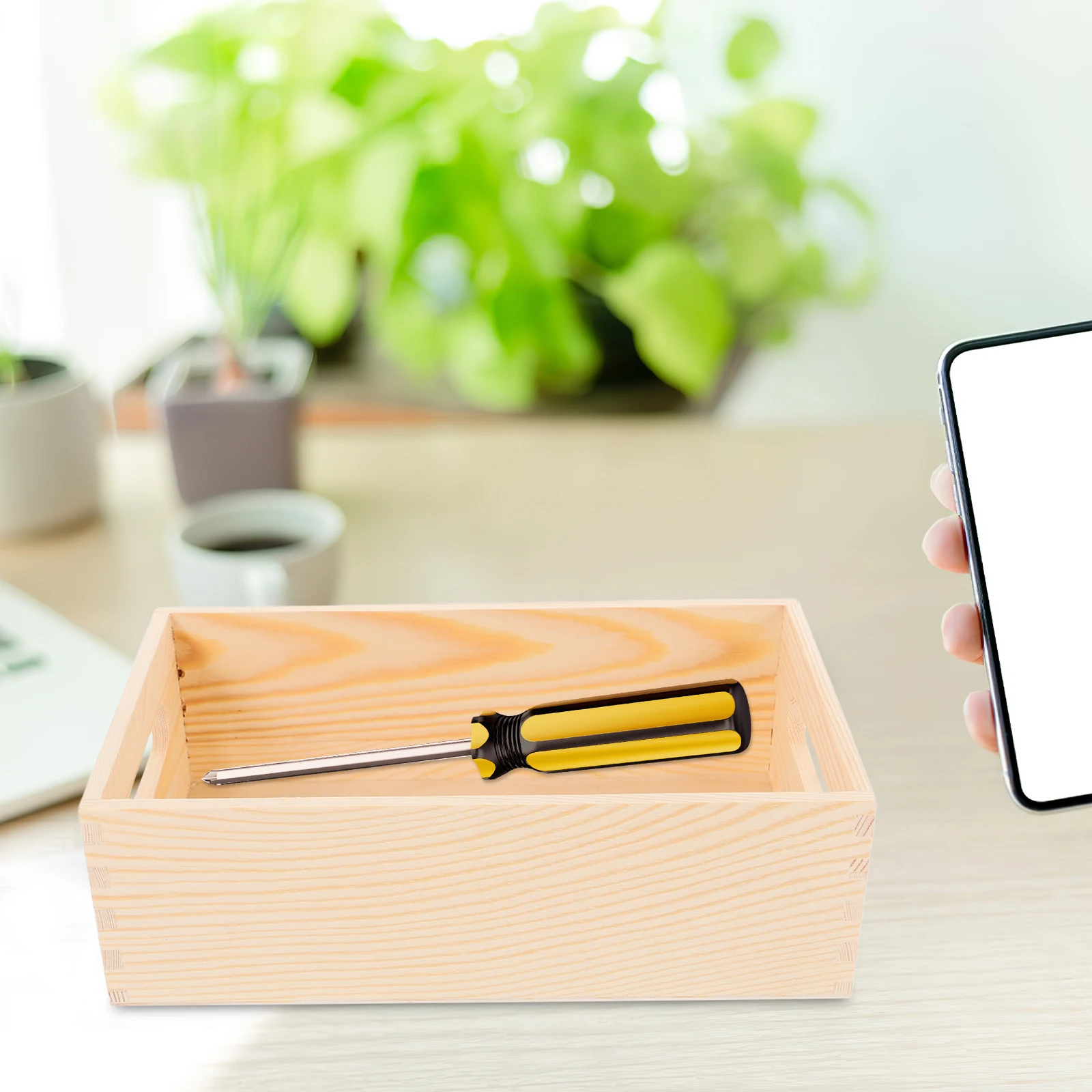 Solid Wood Storage Box Desktop Organizer Crate Small Tool Container Versatile Wooden Basket Multiuse Case Efficient Solution
Solid Wood Storage Box Desktop Organizer Crate Small Tool Container Versatile Wooden Basket Multiuse Case Efficient Solution