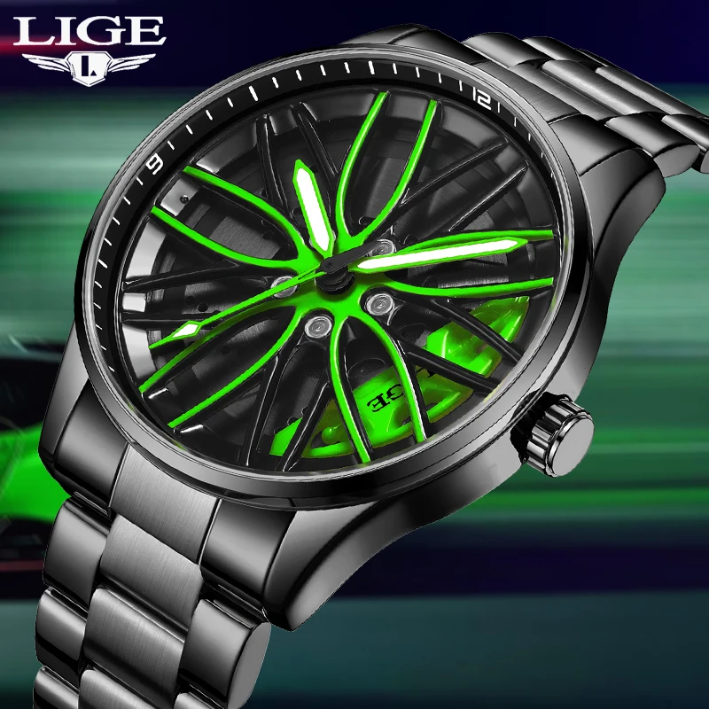 LIGE watches for men 2026 Fashion Men Sports Watches 3d Car Wheel Wrist Watch Men's Quartz Watch business Men's Watches reloj
LIGE watches for men 2026 Fashion Men Sports Watches 3d Car Wheel Wrist Watch Men's Quartz Watch business Men's Watches reloj