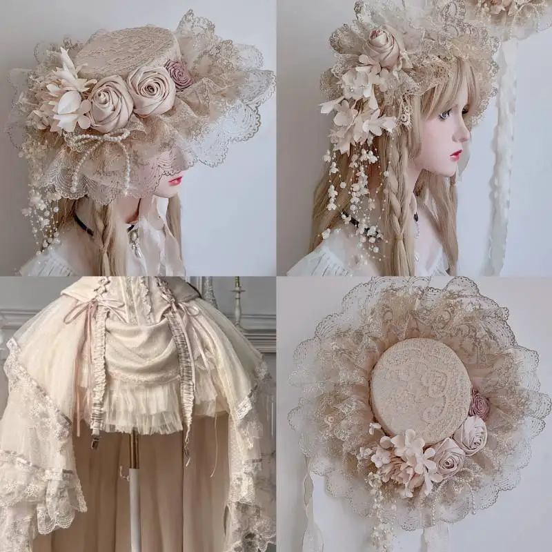 Original Handmade Caramel Antique Lamp Shadow Lolita Champagne Gorgeous Elegant Lily of The Valley Lace Super Fairy Ponet
Original Handmade Caramel Antique Lamp Shadow Lolita Champagne Gorgeous Elegant Lily of The Valley Lace Super Fairy Ponet