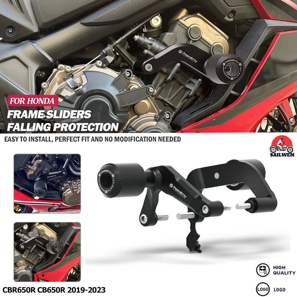 Fit For Honda CBR650R CB650R 2019-2023 Motorcycle Falling Protection Engine Frame Slider Fairing Guard Crash Pad Side Protector
Fit For Honda CBR650R CB650R 2019-2023 Motorcycle Falling Protection Engine Frame Slider Fairing Guard Crash Pad Side Protector