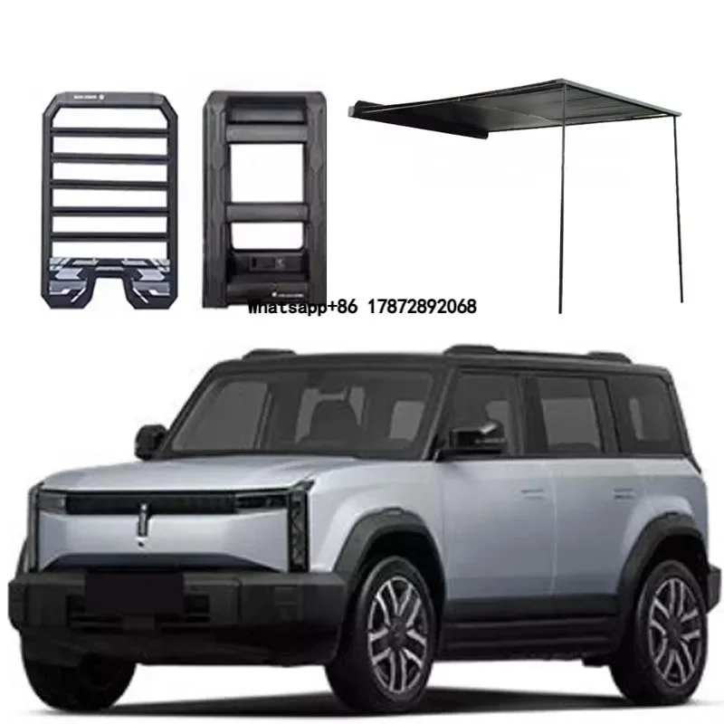 Hot Selling 3-piece External Modification Kit Top Rated 4x4 Roof Rack Side Ladder Side Sunshade Awning for Icar 03 Accessories
Hot Selling 3-piece External Modification Kit Top Rated 4x4 Roof Rack Side Ladder Side Sunshade Awning for Icar 03 Accessories