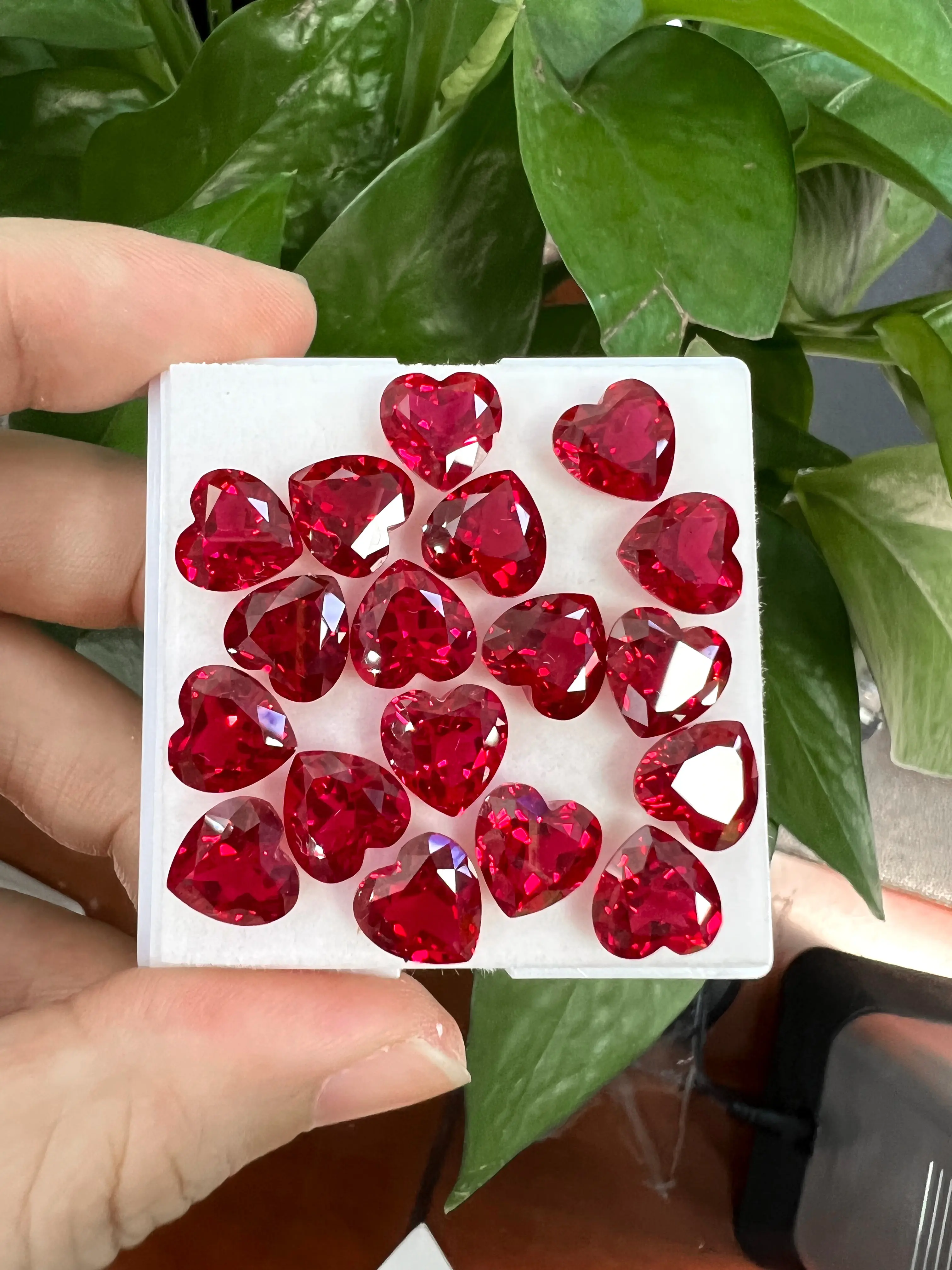 Romantic Heart Shaped Lab Grown Ruby Gemstone AGL Certified Perfect for Valentine's Gift Pendant Ring Anniversary Jewelry Making
Romantic Heart Shaped Lab Grown Ruby Gemstone AGL Certified Perfect for Valentine's Gift Pendant Ring Anniversary Jewelry Making