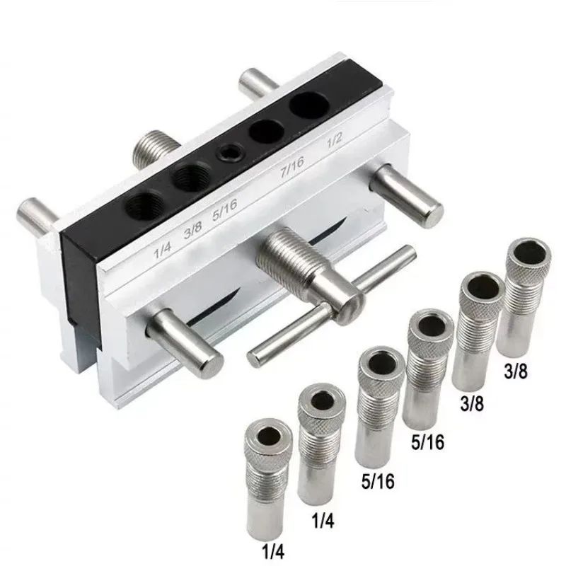British/metric self centering nail kit, vertical center punching machine, pocket hole drilling guide for woodworking
British/metric self centering nail kit, vertical center punching machine, pocket hole drilling guide for woodworking