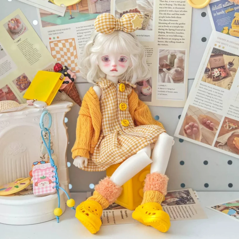 Одежда для кукол BJD 1/6, аксессуары для кукол, милый комплект одежды MJD пастельно-синего и белого цвета, модный подарок на праздник, кавайный наряд
Одежда для кукол BJD 1/6, аксессуары для кукол, милый комплект одежды MJD пастельно-синего и белого цвета, модный подарок на праздник, кавайный наряд