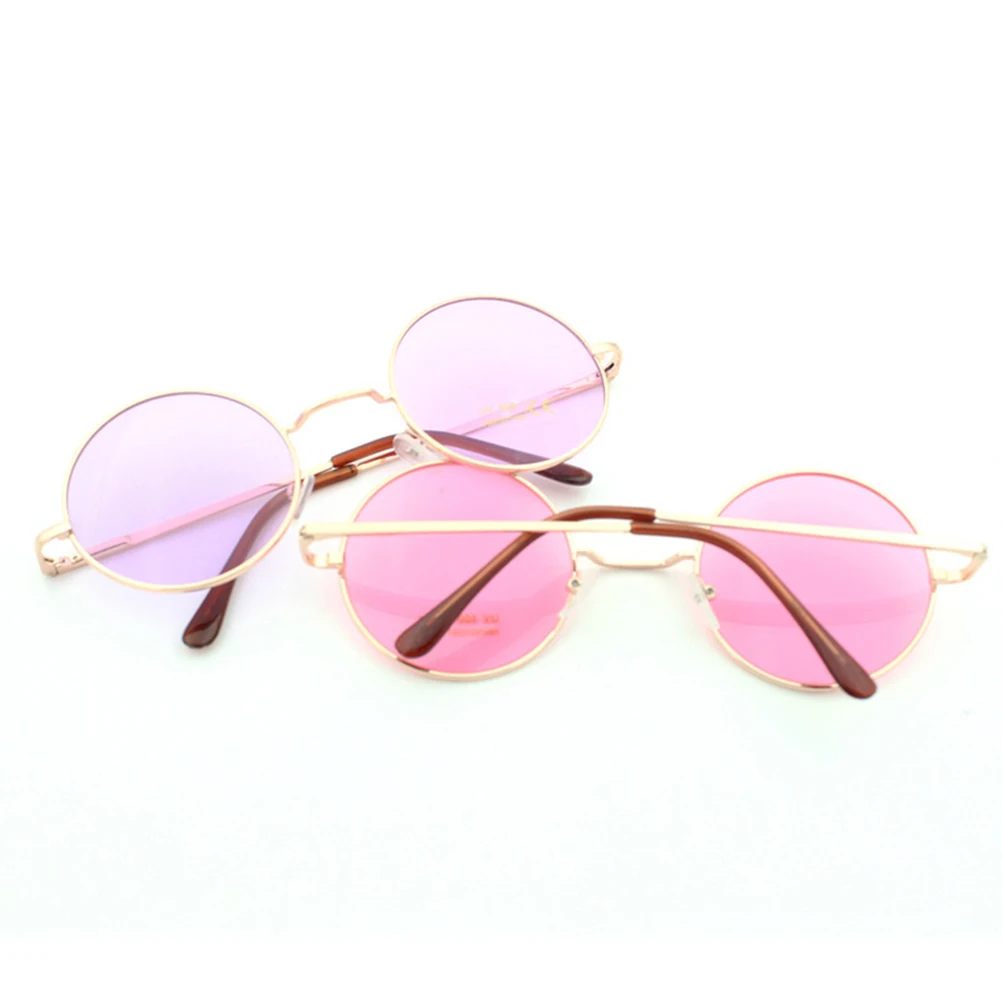 Colored Round Oversized Sunglasses UV400 Protection Retro Glasses for Men Women (Gold Frame Purple Eyeglass)
Colored Round Oversized Sunglasses UV400 Protection Retro Glasses for Men Women (Gold Frame Purple Eyeglass)
