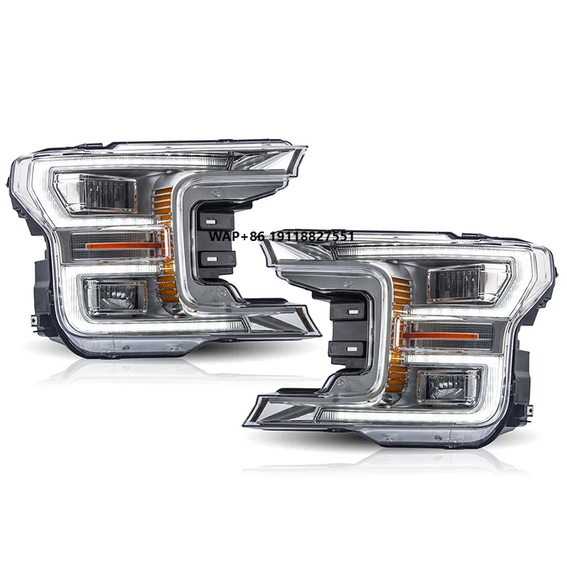 VLAND Factory Wholesale Full LED Headlight Assembly DOT Certified Moving Turn Signal for F150 2017-UP
VLAND Factory Wholesale Full LED Headlight Assembly DOT Certified Moving Turn Signal for F150 2017-UP