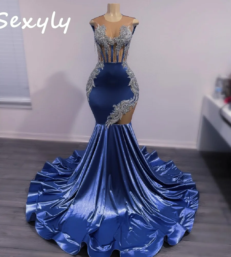 Shimmery Navy Black Girls Prom Dress With Beaded Timeless Mermaid Evening Dress Luxury Birthday Dress Edgy Formal Customized
Shimmery Navy Black Girls Prom Dress With Beaded Timeless Mermaid Evening Dress Luxury Birthday Dress Edgy Formal Customized