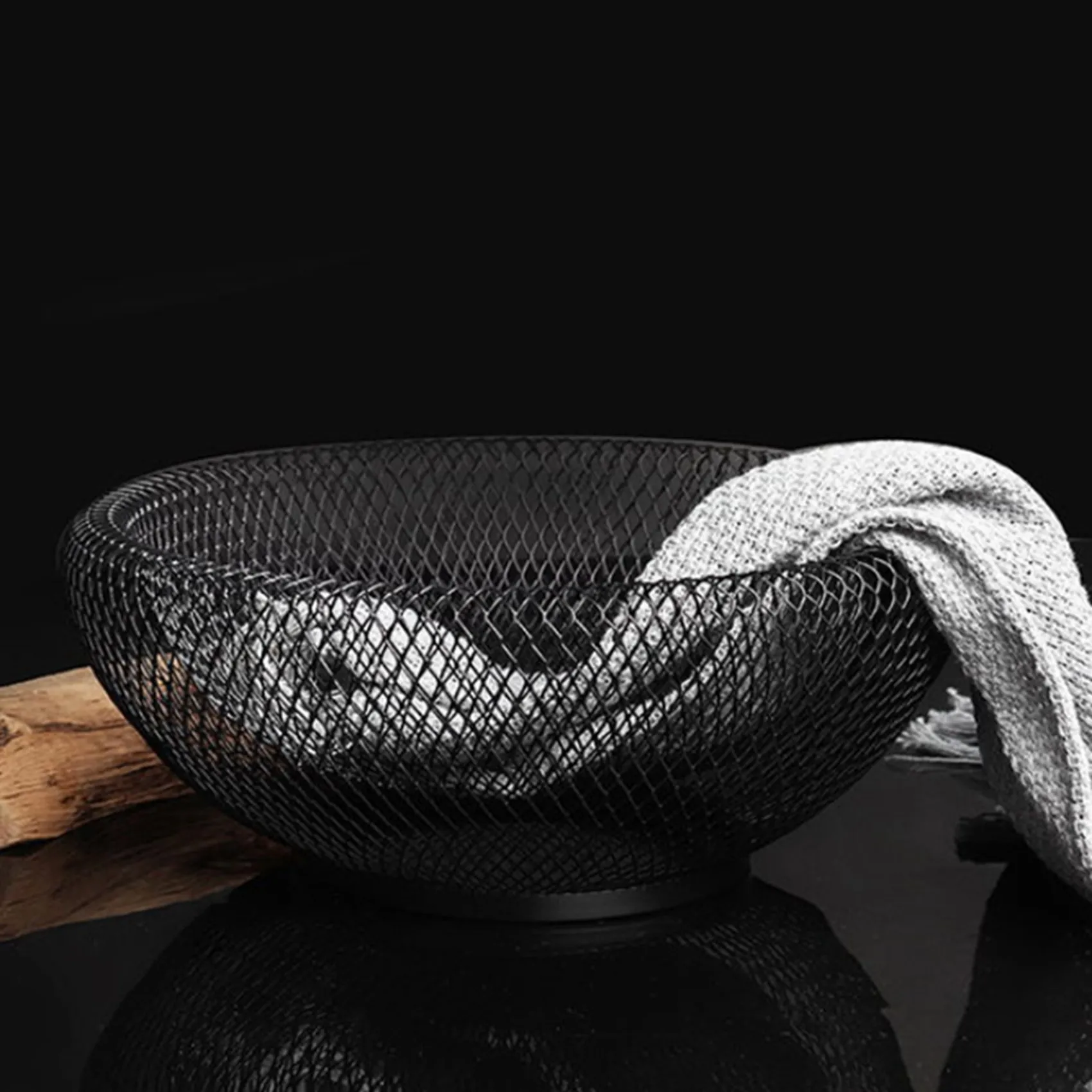 AB15-2X Metal Mesh Creative Countertop Fruit Snacks Basket Bowl Stand For Kitchen, Large Black Table Centerpiece Holder
AB15-2X Metal Mesh Creative Countertop Fruit Snacks Basket Bowl Stand For Kitchen, Large Black Table Centerpiece Holder