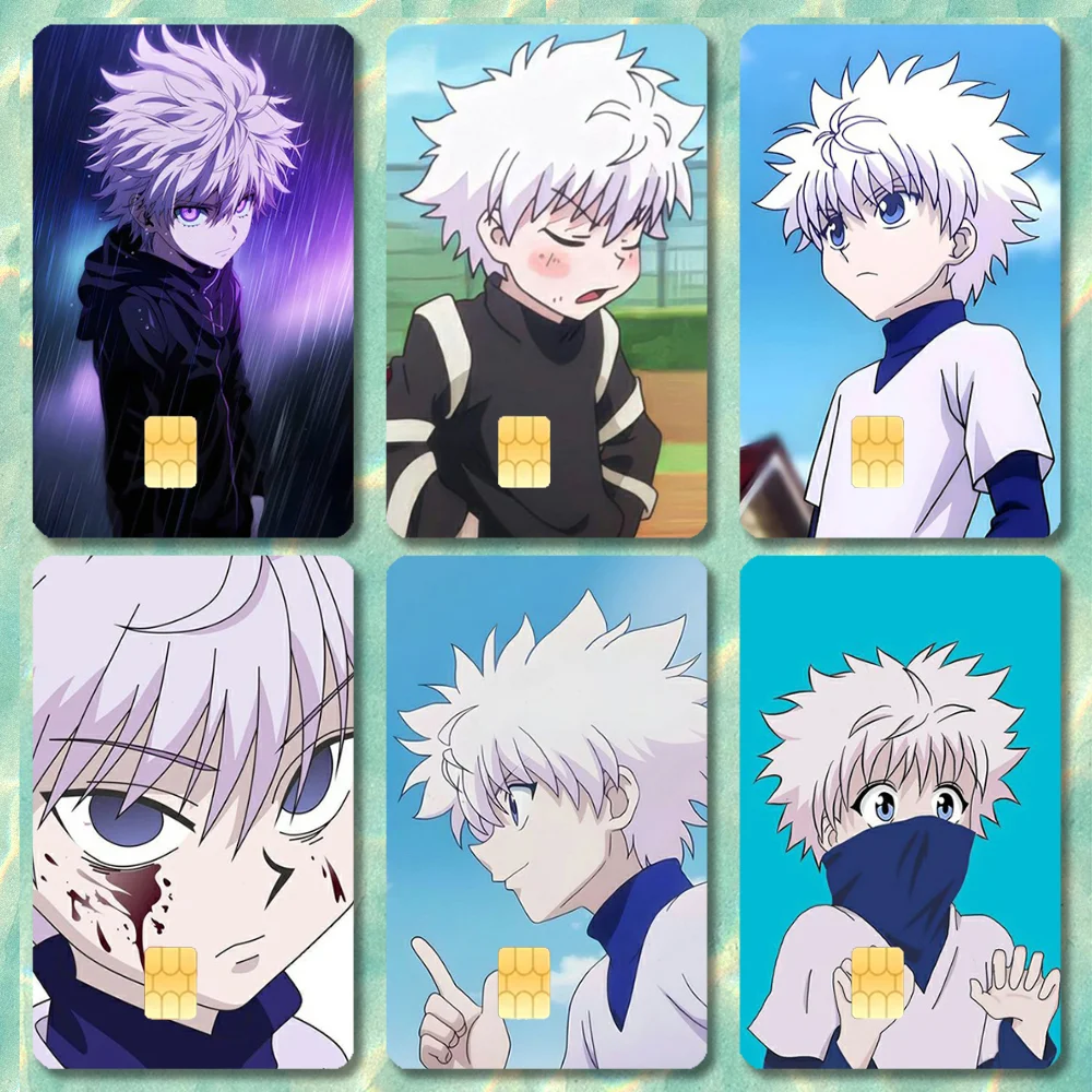 Killua Zoldyck H-Hunter Stickers Cartoon Credit Card Visa Debit Bank Charge Card Bus Metro Waterproof Sticker Decal Decoration
Killua Zoldyck H-Hunter Stickers Cartoon Credit Card Visa Debit Bank Charge Card Bus Metro Waterproof Sticker Decal Decoration