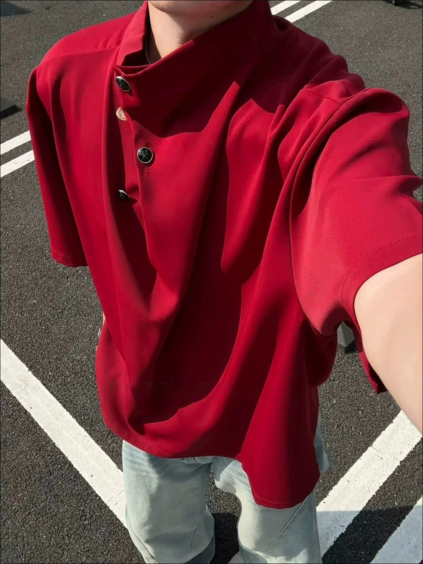 New Chinese Style Ice Silk Short Sleeve Shirt Wedding Engagement Ceremony Thin Button Design Summer Menswear Casual Loose Fit
New Chinese Style Ice Silk Short Sleeve Shirt Wedding Engagement Ceremony Thin Button Design Summer Menswear Casual Loose Fit