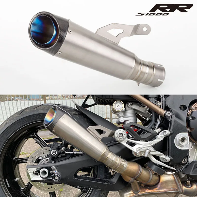 Slip On For BMW S1000RR 2019 2020 Full System Motorcycle GP Exhaust Escape Modify Middle Link Pipe Carbon Titanium Alloy Muffler
Slip On For BMW S1000RR 2019 2020 Full System Motorcycle GP Exhaust Escape Modify Middle Link Pipe Carbon Titanium Alloy Muffler