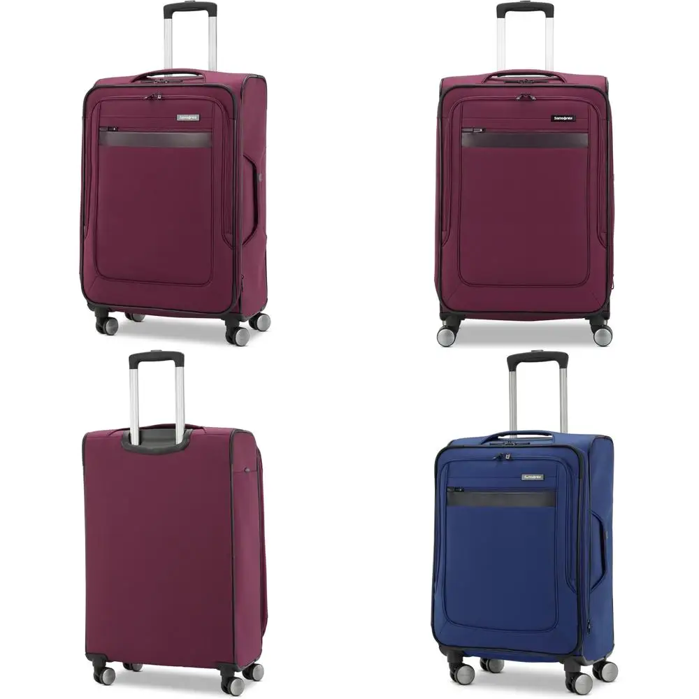 expandable softside luggage with spinner wheels, medium expandable spinner, light plum
expandable softside luggage with spinner wheels, medium expandable spinner, light plum