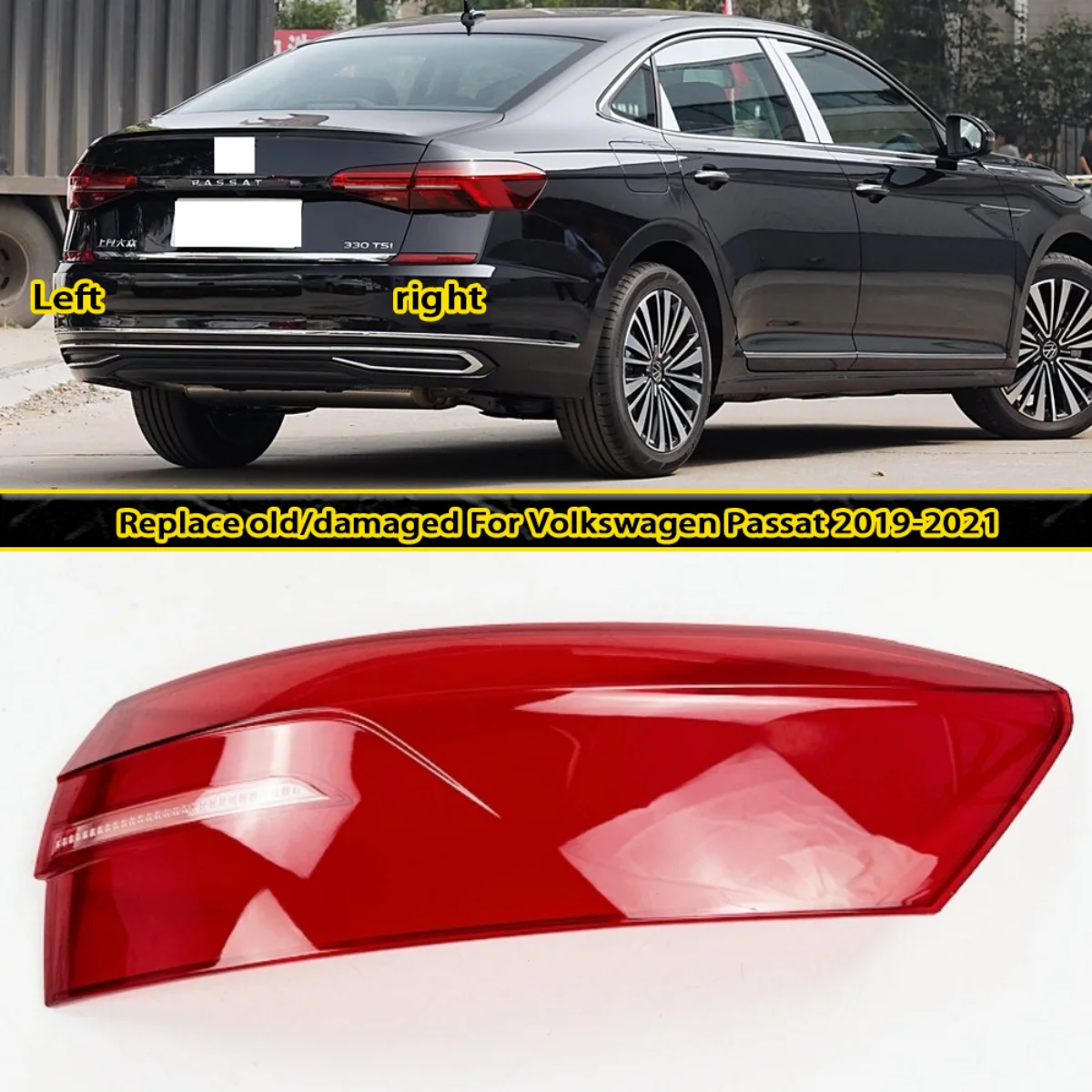 Turn Signal Reverse Light Exterior Cover For VW Volkswagen Passat 2019-2021 Taillight Brake Light Housing Auto parts
Turn Signal Reverse Light Exterior Cover For VW Volkswagen Passat 2019-2021 Taillight Brake Light Housing Auto parts