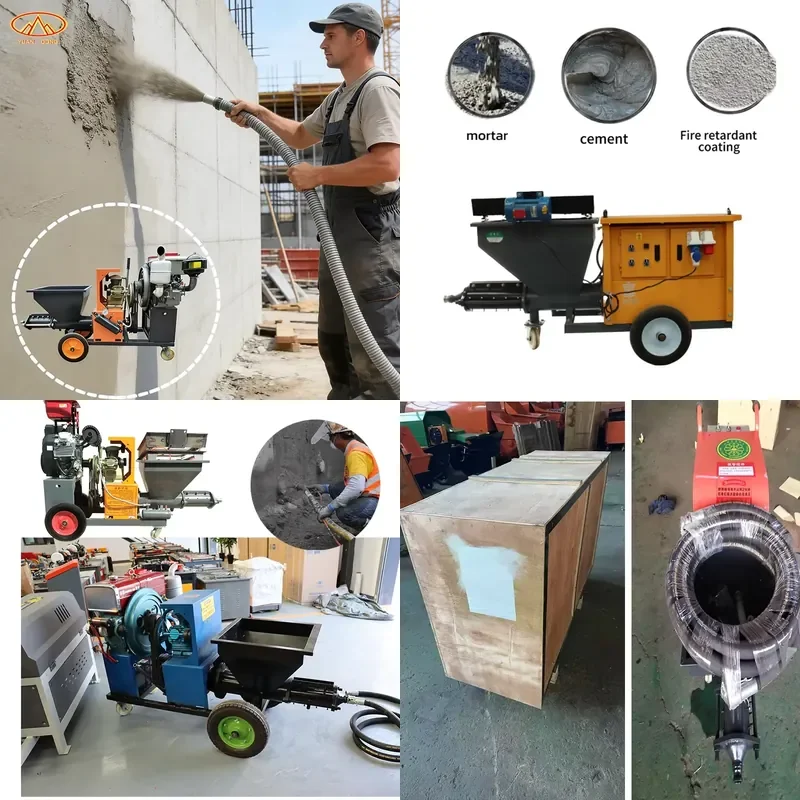 Crusher Fastest Cement Plaster Spraying Machine Electric Concrete Mortar Spraying Machine with One Year Warranty
Crusher Fastest Cement Plaster Spraying Machine Electric Concrete Mortar Spraying Machine with One Year Warranty