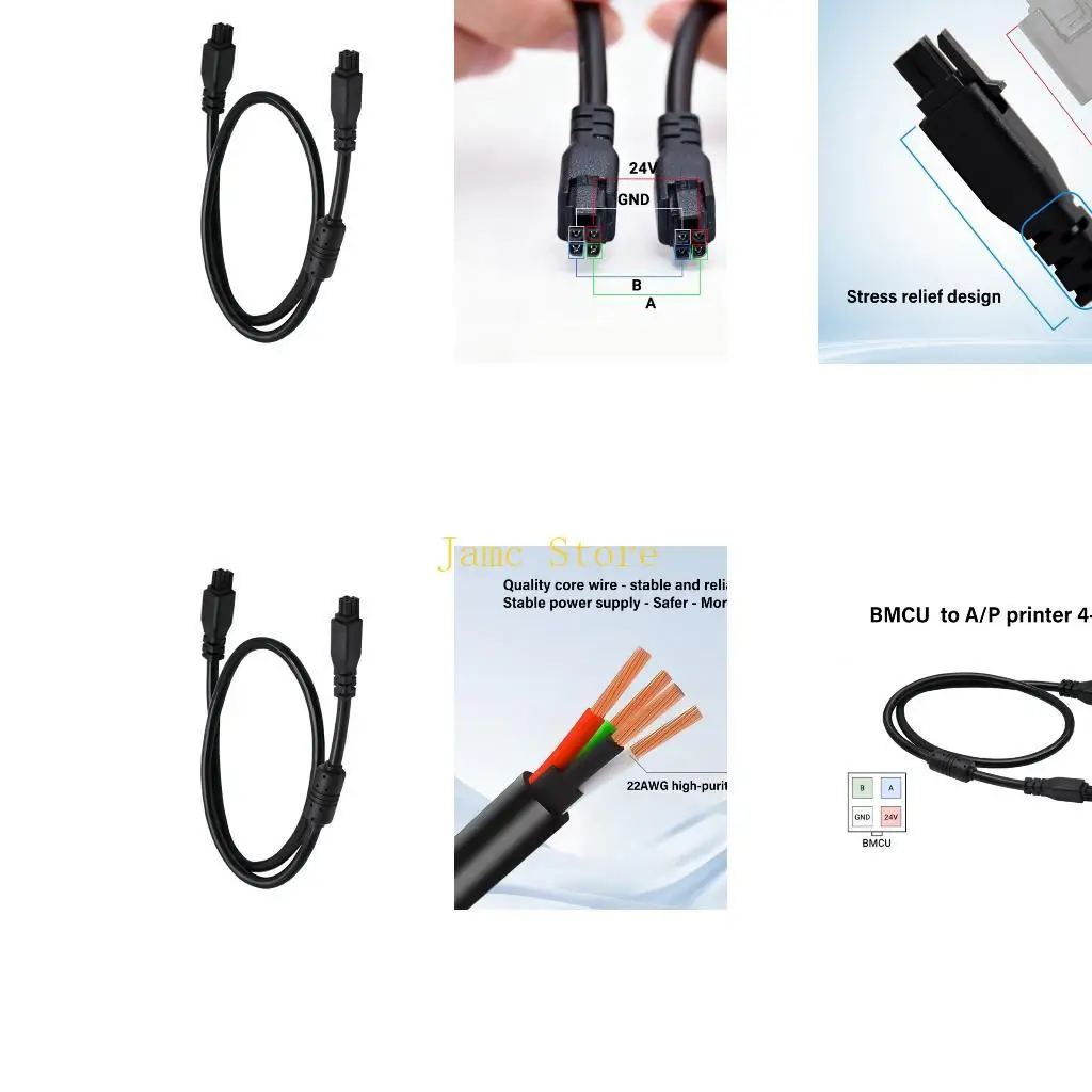LX0B 4-контактный удлинительный кабель 50 см/100 см мужской гибкий провод для 3D-принтера с автоматической подачей BMCU, проект
LX0B 4-контактный удлинительный кабель 50 см/100 см мужской гибкий провод для 3D-принтера с автоматической подачей BMCU, проект
