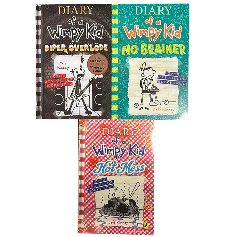 3 Books/set 17-19 Diary Of Wimpy Kid English Book Children Fiction Books Manga Novel Books In English Manga
3 Books/set 17-19 Diary Of Wimpy Kid English Book Children Fiction Books Manga Novel Books In English Manga