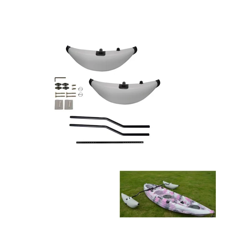 Kayak accessories, inflatable stabilizers for kayaks and canoes for added stability
Kayak accessories, inflatable stabilizers for kayaks and canoes for added stability