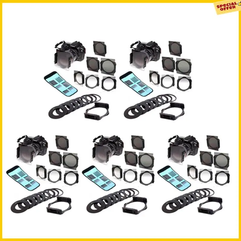 A25P 5 Set 17 In 1 Digital Camera Lens Gradual ND Filter Set For Cokin P Series
A25P 5 Set 17 In 1 Digital Camera Lens Gradual ND Filter Set For Cokin P Series