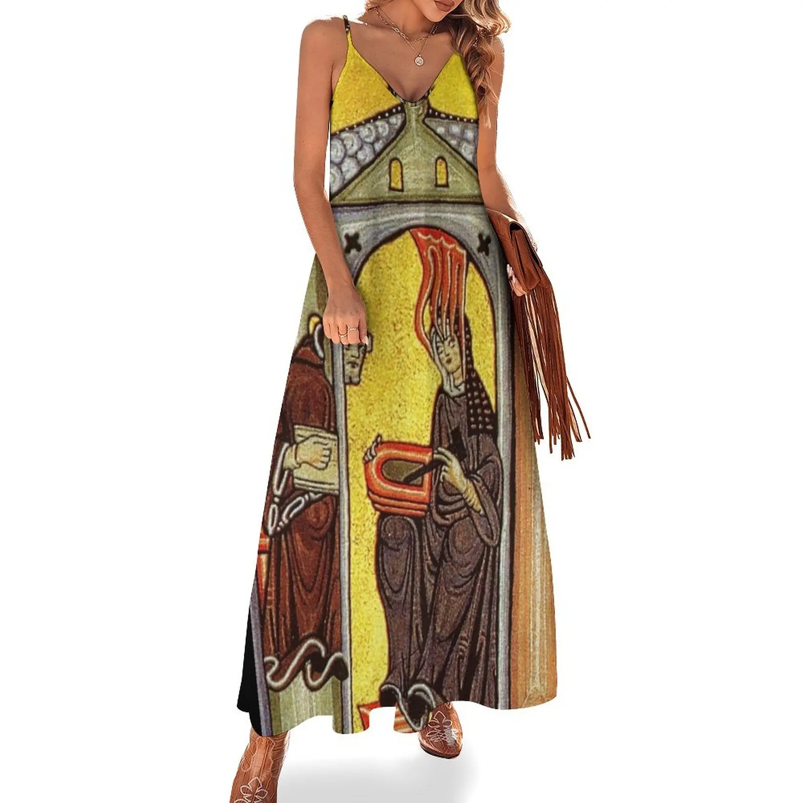 Illumination from the Liber Scivias (Hildegard von Bingen) Sleeveless Dress long dress women Dress
Illumination from the Liber Scivias (Hildegard von Bingen) Sleeveless Dress long dress women Dress
