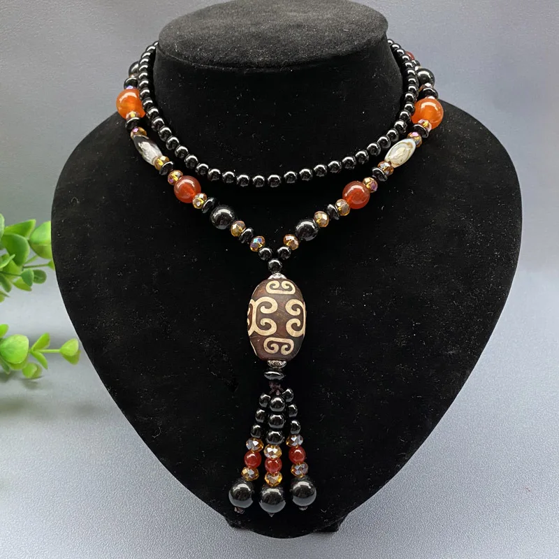 Agate Sweater Chain Long Braided Necklace Souvenir'S Eye Stone Handmade Jewelry
Agate Sweater Chain Long Braided Necklace Souvenir'S Eye Stone Handmade Jewelry