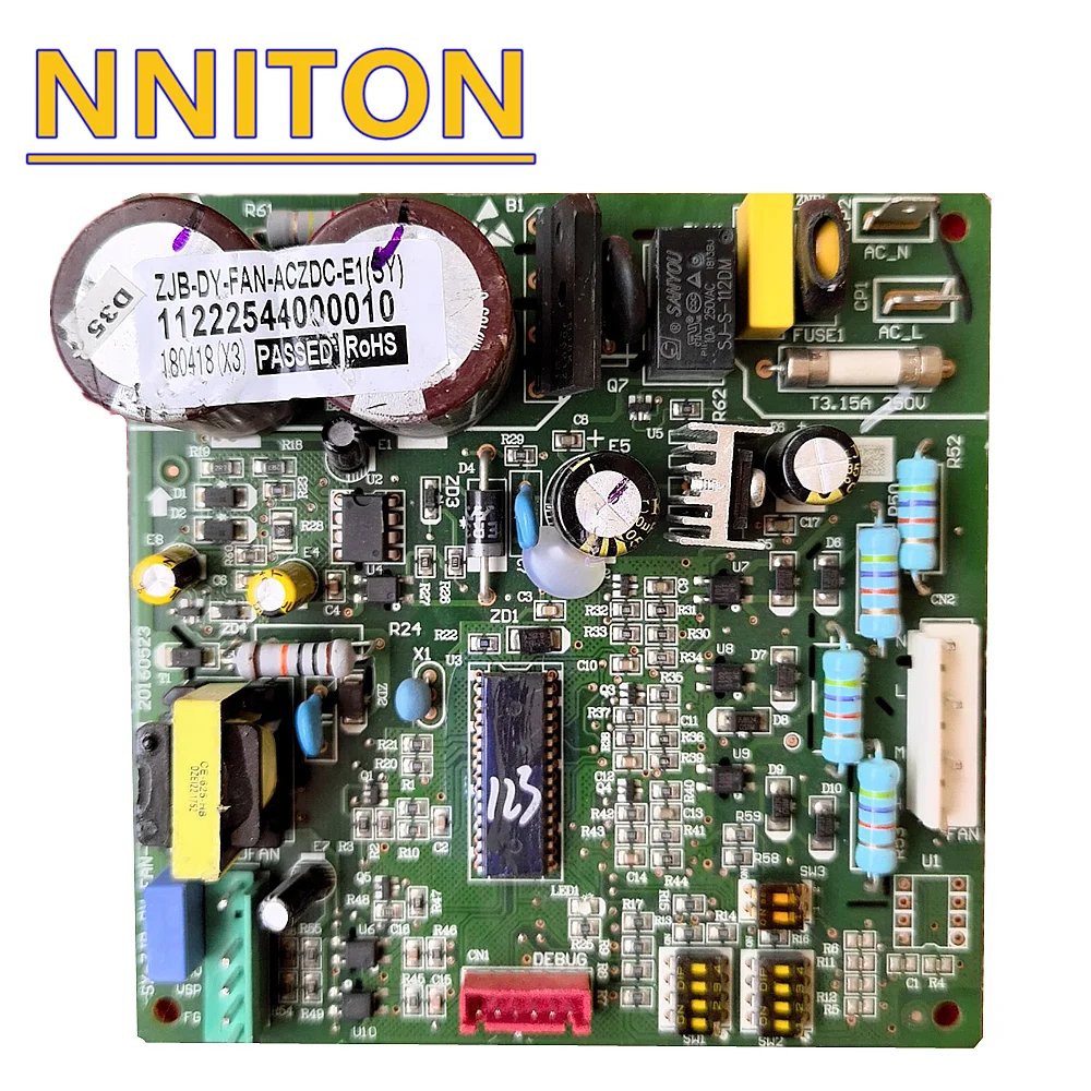 Central Air Conditioner Control Board ZJB-DY-FAN-ACZDC-E1(SY) Module Circuit PCB 11222544000010 Conditioning Parts
Central Air Conditioner Control Board ZJB-DY-FAN-ACZDC-E1(SY) Module Circuit PCB 11222544000010 Conditioning Parts