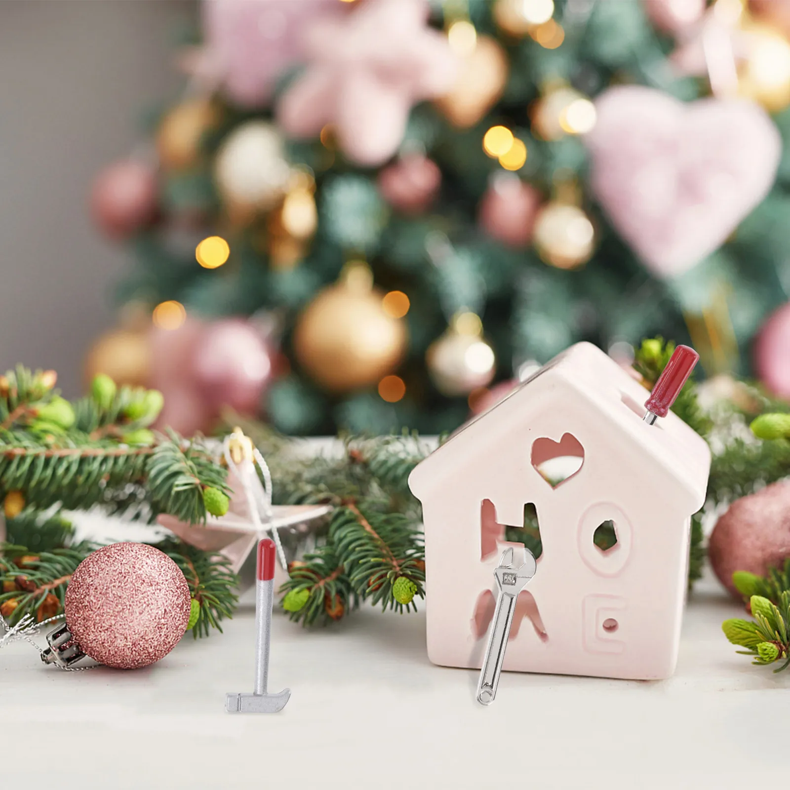 1Set Mini Household Repairing Tool Miniature Hammer Wrench Environmental Safe Lightweight Micro Landscape Decoration
1Set Mini Household Repairing Tool Miniature Hammer Wrench Environmental Safe Lightweight Micro Landscape Decoration