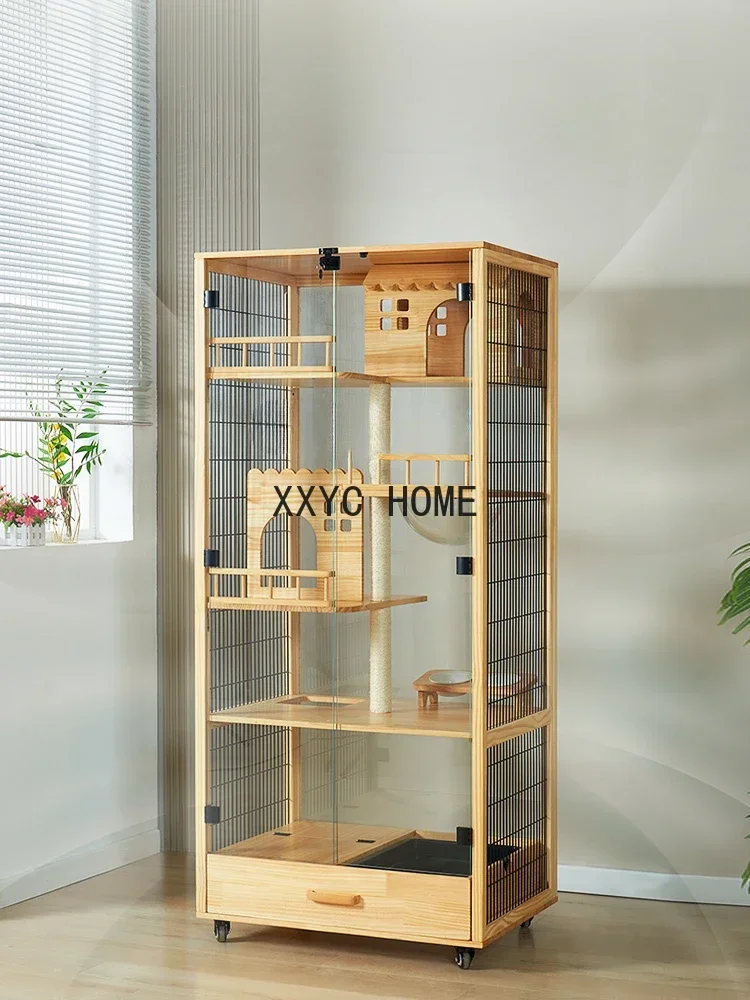 Massief Houten Kattenvilla Thuiskooi Klein Appartement Kattennest Panoramisch Glazen Kattenkast
Massief Houten Kattenvilla Thuiskooi Klein Appartement Kattennest Panoramisch Glazen Kattenkast