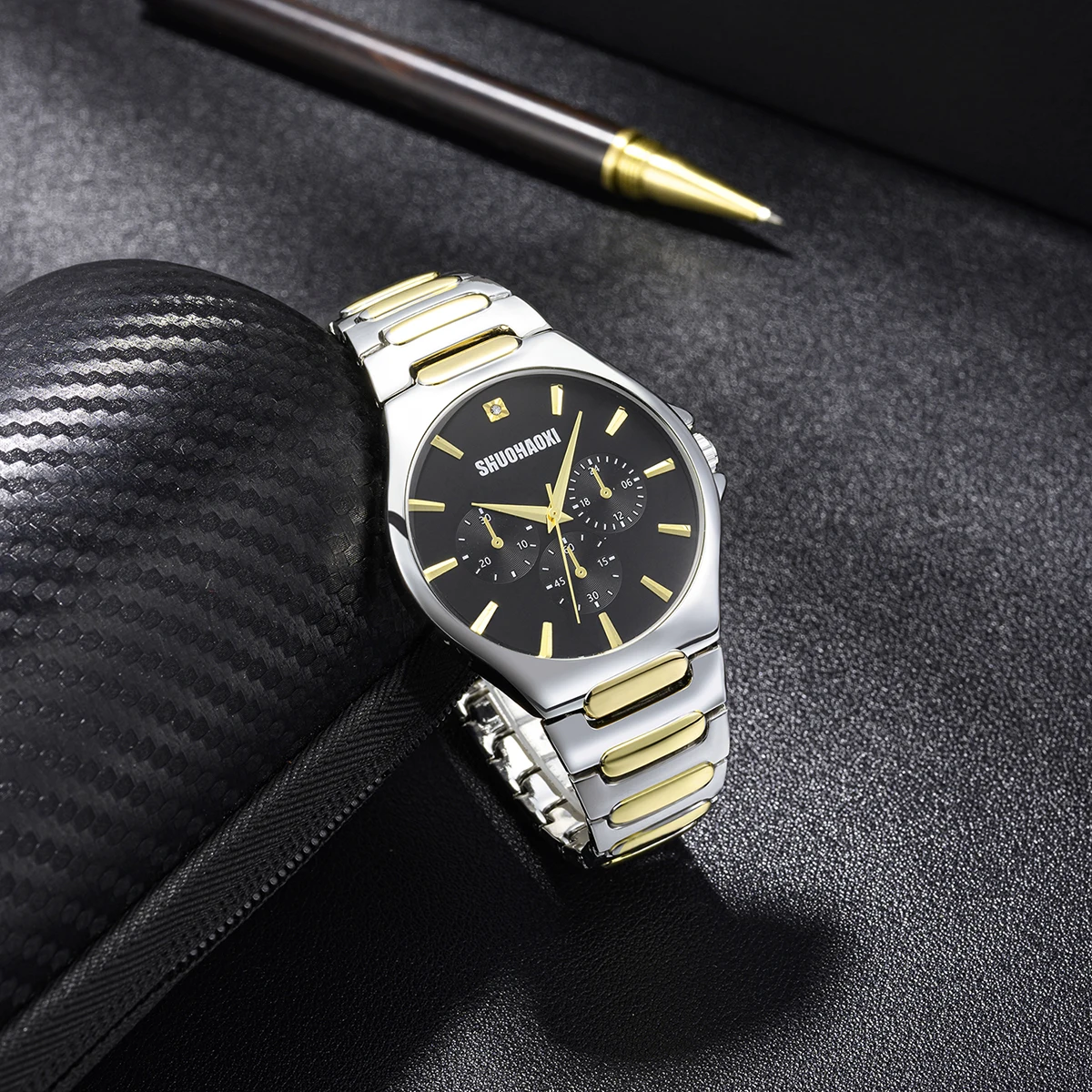 Цельный мужской ремешок из нержавеющей стали, повседневные модные водонепроницаемые простые часы
Цельный мужской ремешок из нержавеющей стали, повседневные модные водонепроницаемые простые часы