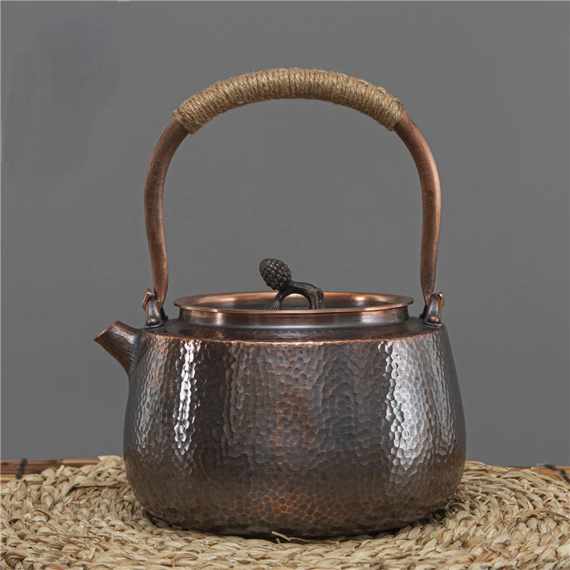 All-in-one Copper Pot Hand-hammered Copper Pot Red Copper Pot Boiled Teapot Uncoated Thickened Copper Teapot
All-in-one Copper Pot Hand-hammered Copper Pot Red Copper Pot Boiled Teapot Uncoated Thickened Copper Teapot