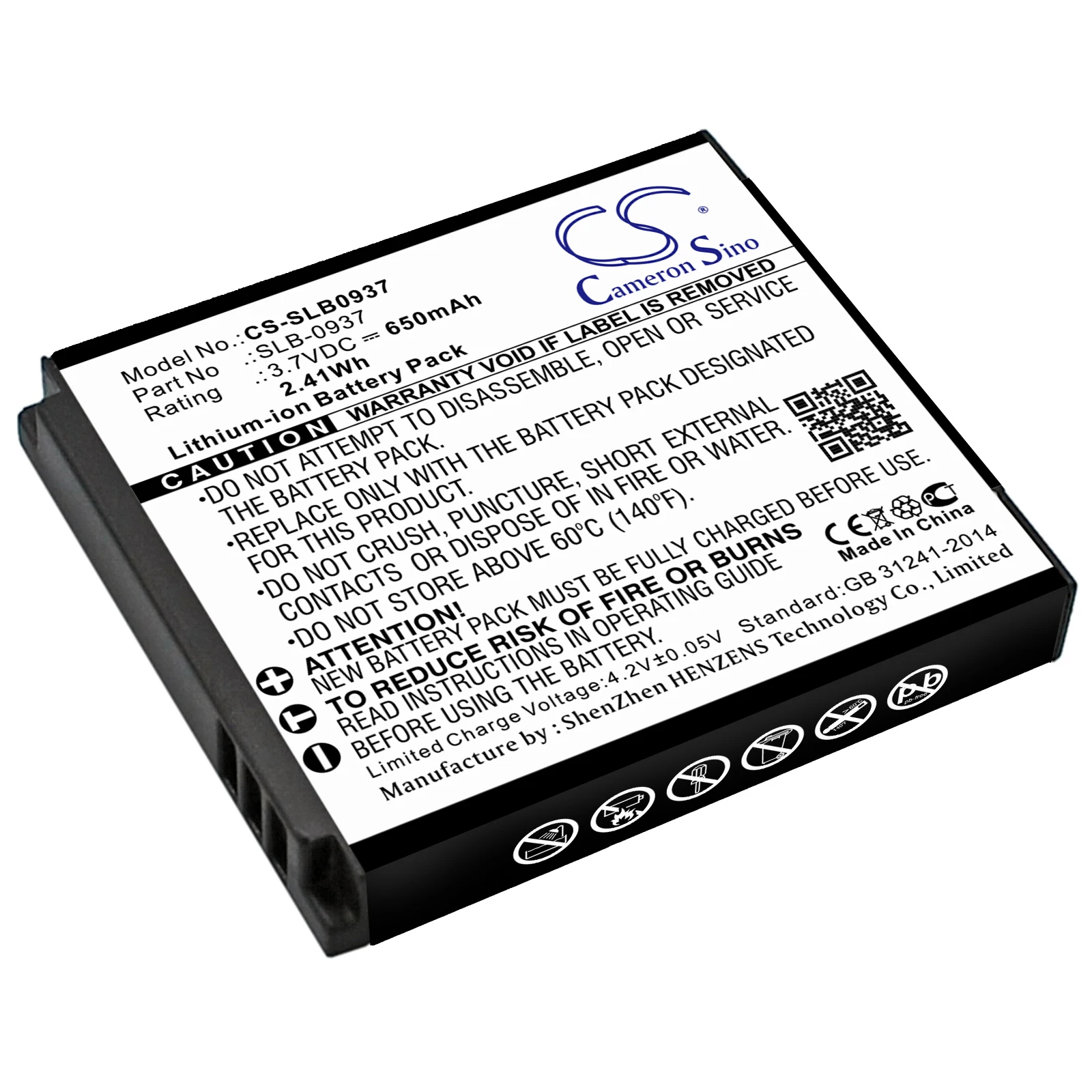 Li-ion Camera Battery for Samsung,3.7v,650mAh,CL5, i8, L730, L830, NV33, NV4, PL10
Li-ion Camera Battery for Samsung,3.7v,650mAh,CL5, i8, L730, L830, NV33, NV4, PL10