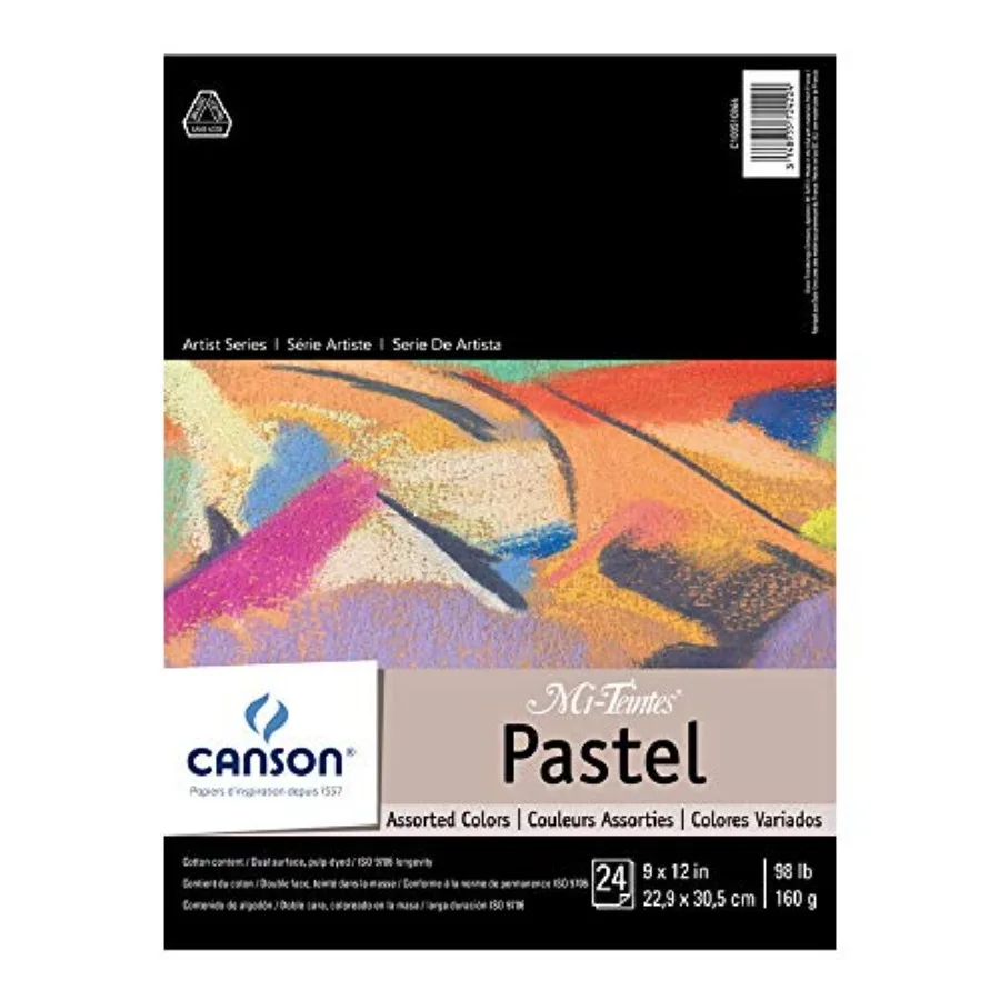 Artist Series Mi-Tetes Pastel Paper,,Foldover Pad,,24 Sheets 8lb/0g - Artist Paper for Adults and Students
Artist Series Mi-Tetes Pastel Paper,,Foldover Pad,,24 Sheets 8lb/0g - Artist Paper for Adults and Students